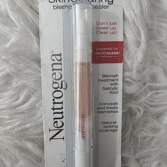 NIB Neutrogena SkinClearing Blemish Concealer – Shade: Lite 01 | 2-in-1 Acne - Picture 3 of 5